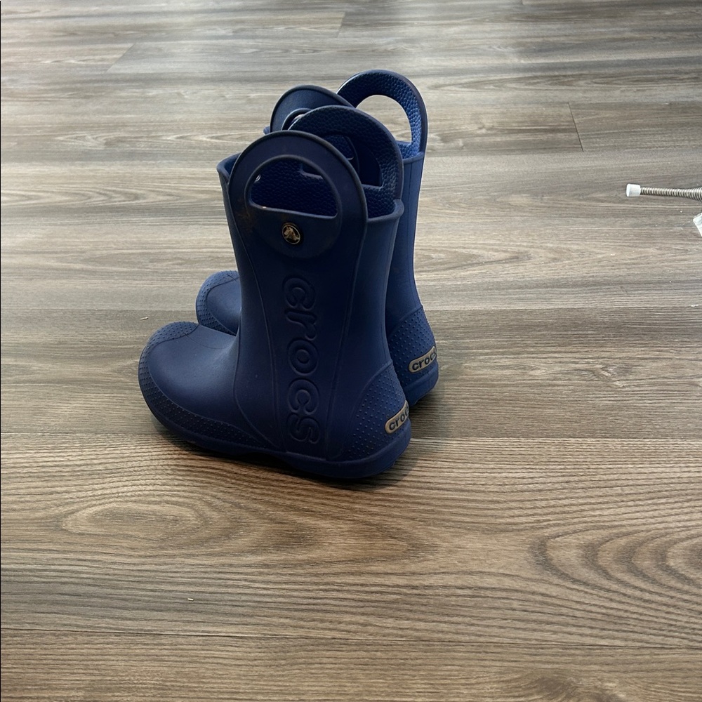 CROCS Kids' Deep Blue Rain Boots